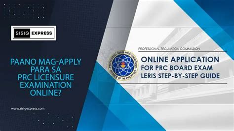 lto leris|How To Apply for PRC Licensure Examination Online: An  .